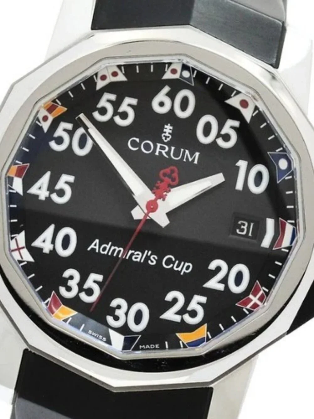 CORUM Admirals cup 01.0010 Date black Dial Automatic Men's Watch_967709